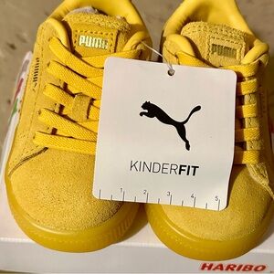 Puma Suede Haribo FL Yellow , Infant Shoes size US 4C, Condition “NEW”